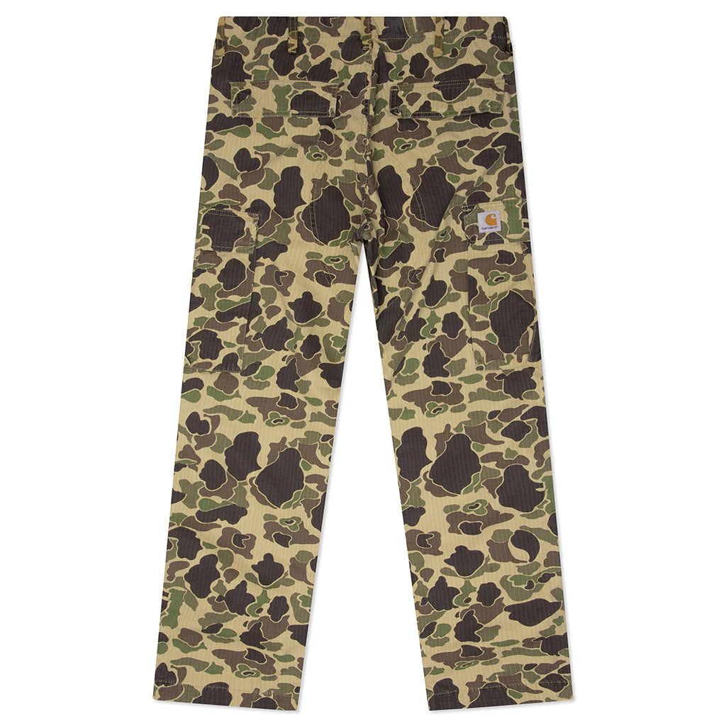 Duck Cargo Pant Camo Duck Green Stone Washed