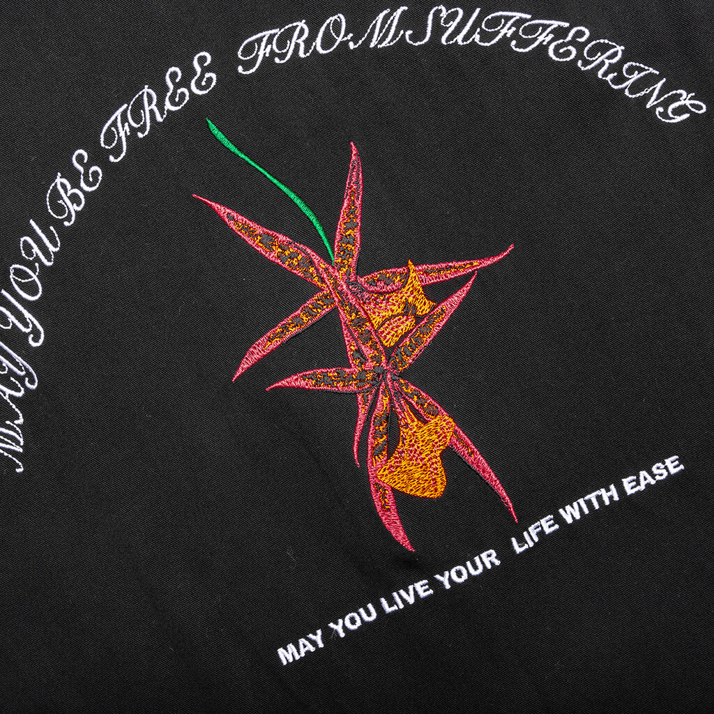 May You Be Safe Button Up Black