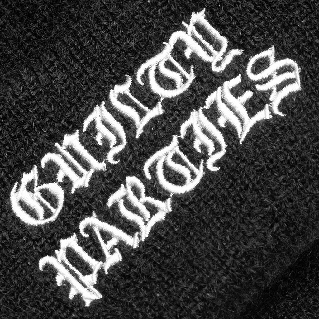 Mohair Knit Watch Cap Black