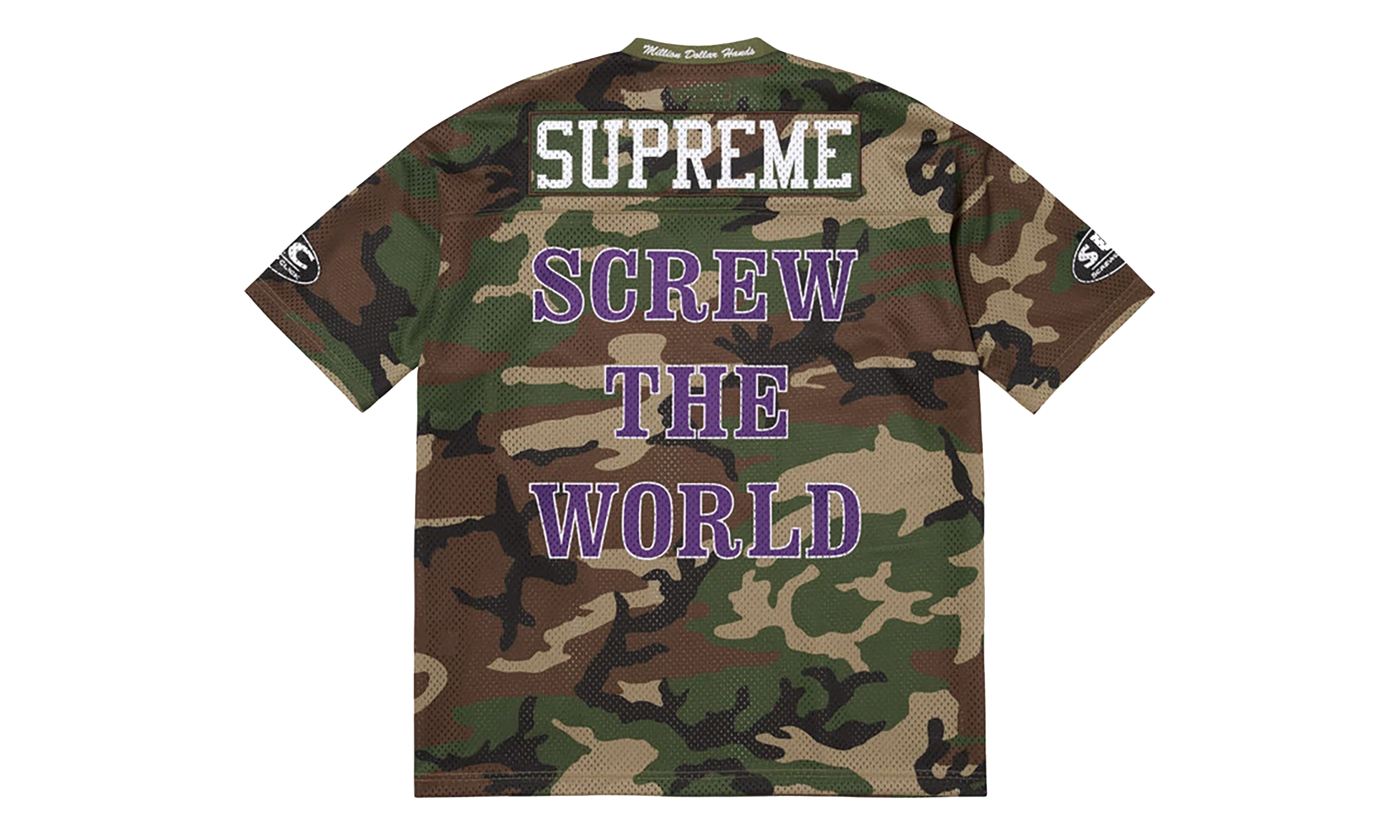 DJ Screw Football Jersey "SS26 - Woodland Camo" SU27358