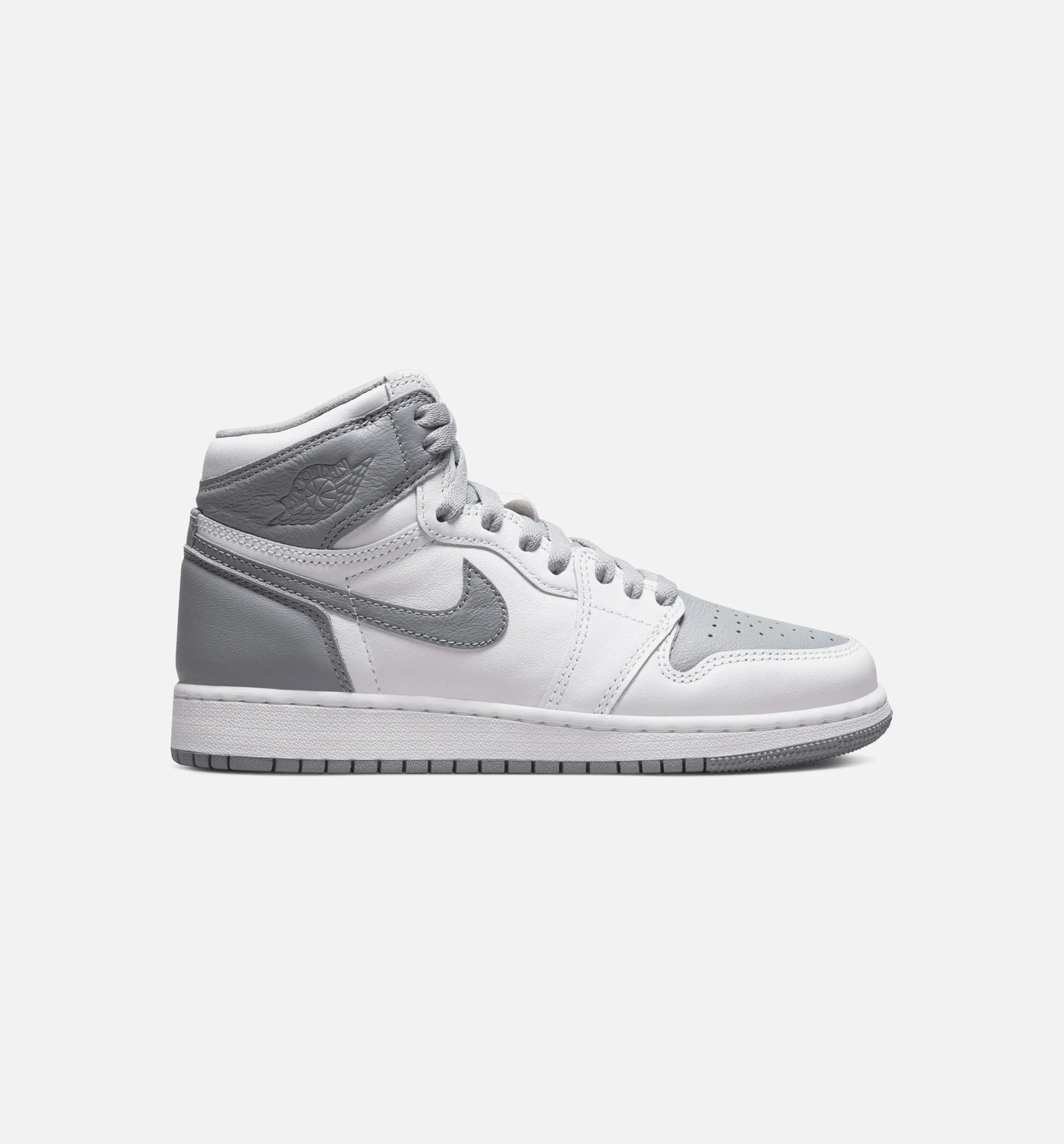 Air Jordan 1 High OG Stealth Grade School Lifestyle Shoe Grey White Free Shipping