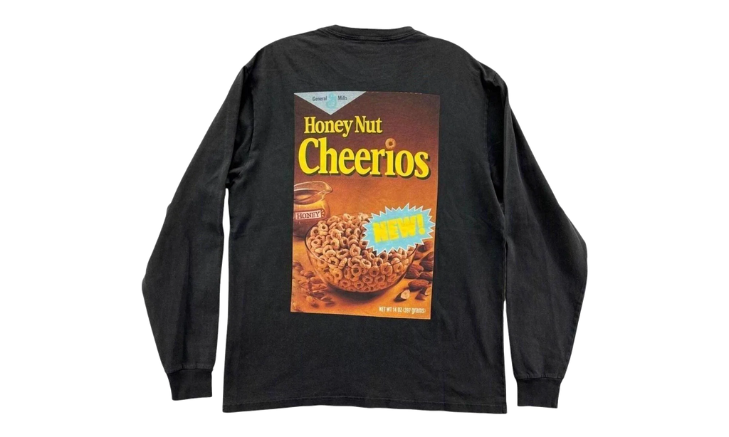 Cheerios Cereal Box Longsleeve Tee "Black" KITH86