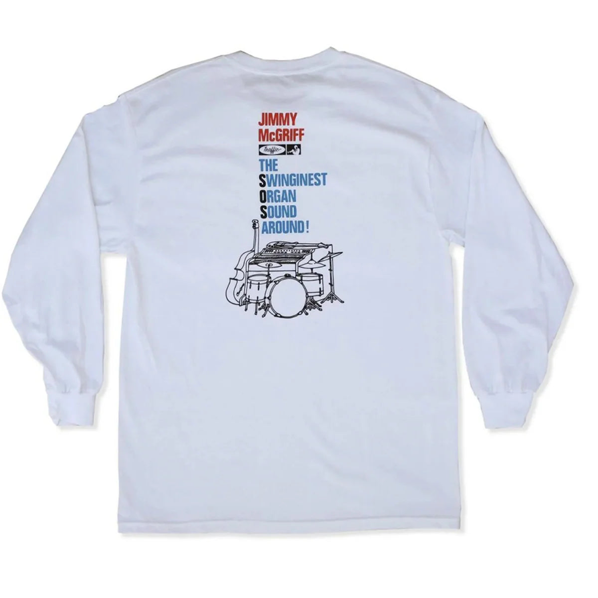 Traffic The Worm Longsleeve Tee White
