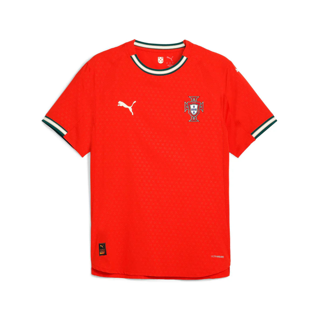 PUMA Portugal Home Authentic Mens Soccer Jersey 25 26 Red