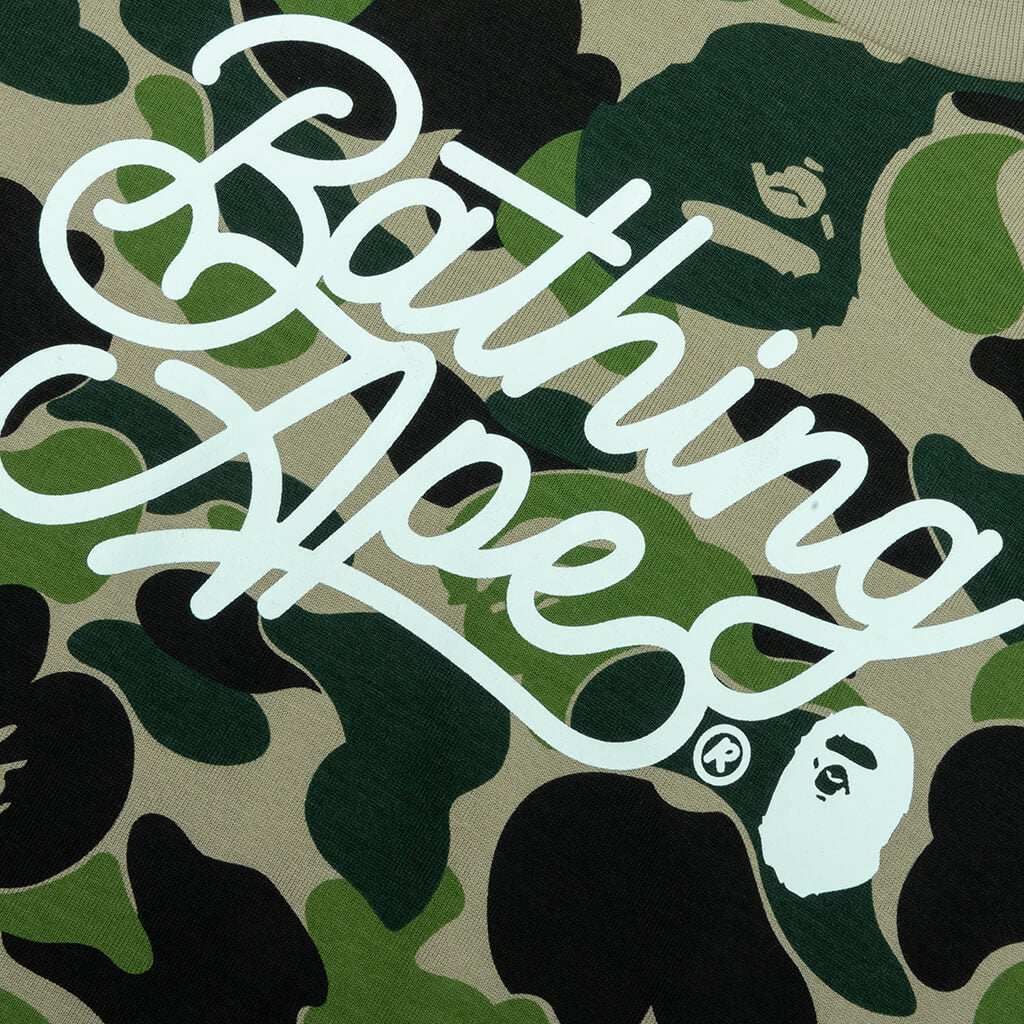 Kids ABC Camo L S Tee Green