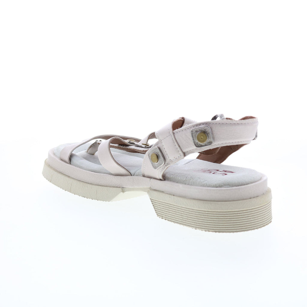 Ferdie A64003-301 Womens Beige Leather Strap Sandals Shoes