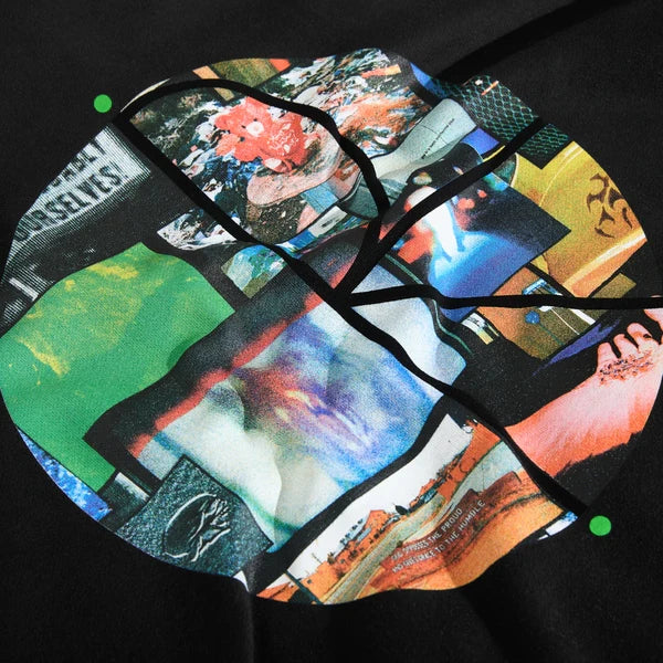 Polar Fill Logo Ourselves Collage Dave Hoodie Black