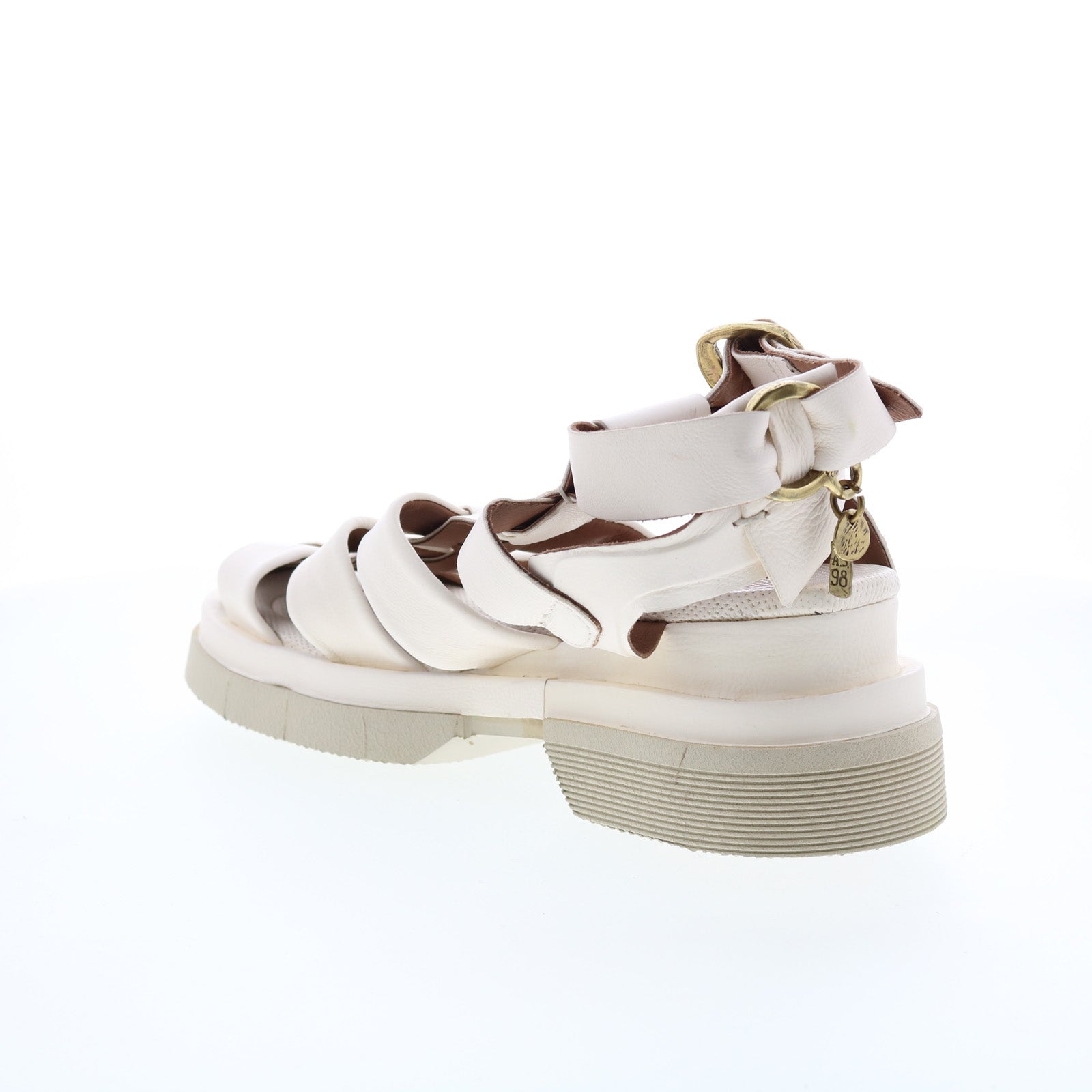 Colter A68002-301 Womens Beige Leather Gladiator Sandals Shoes