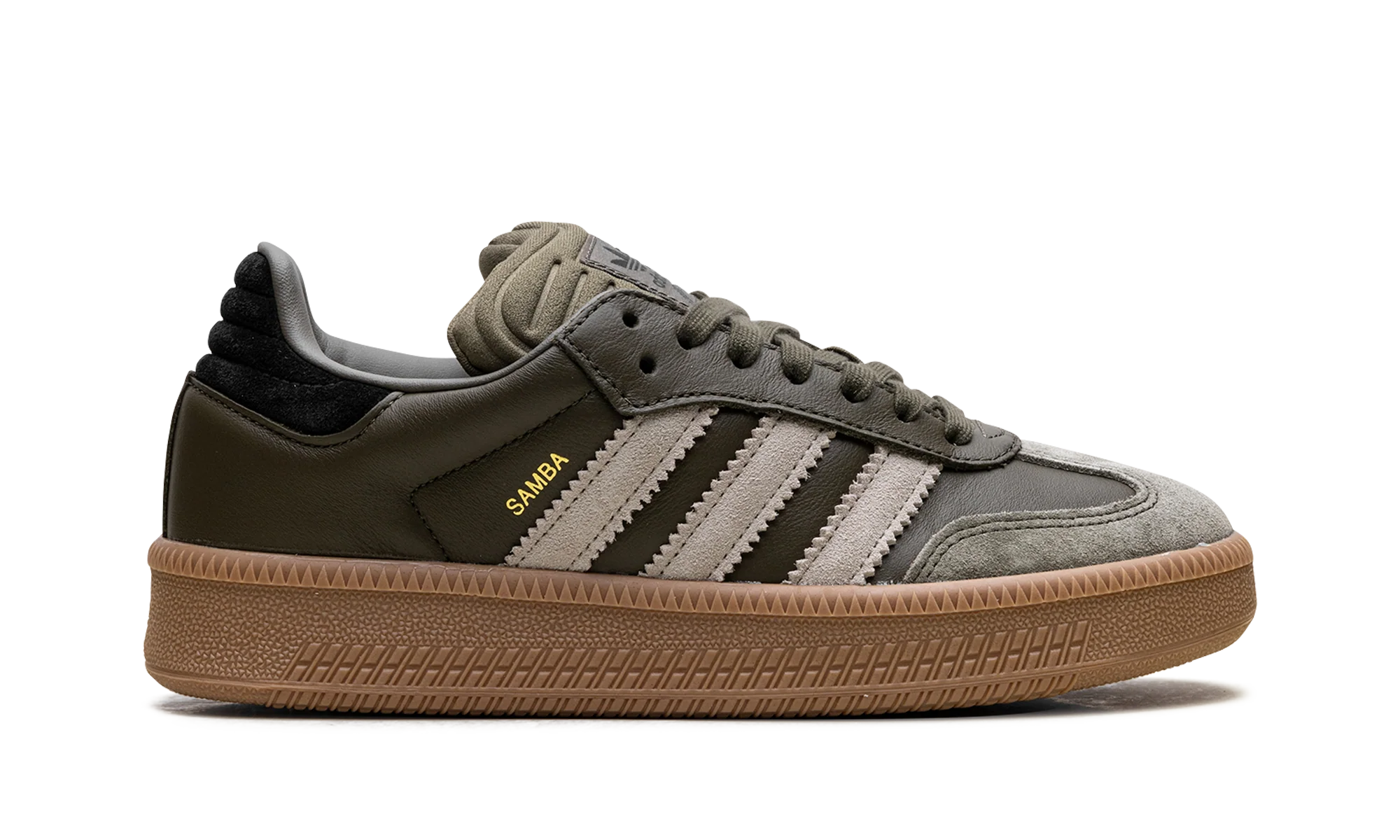 Samba XLG "Olive Strata Wonder Beige Gold Metallic" JQ2387