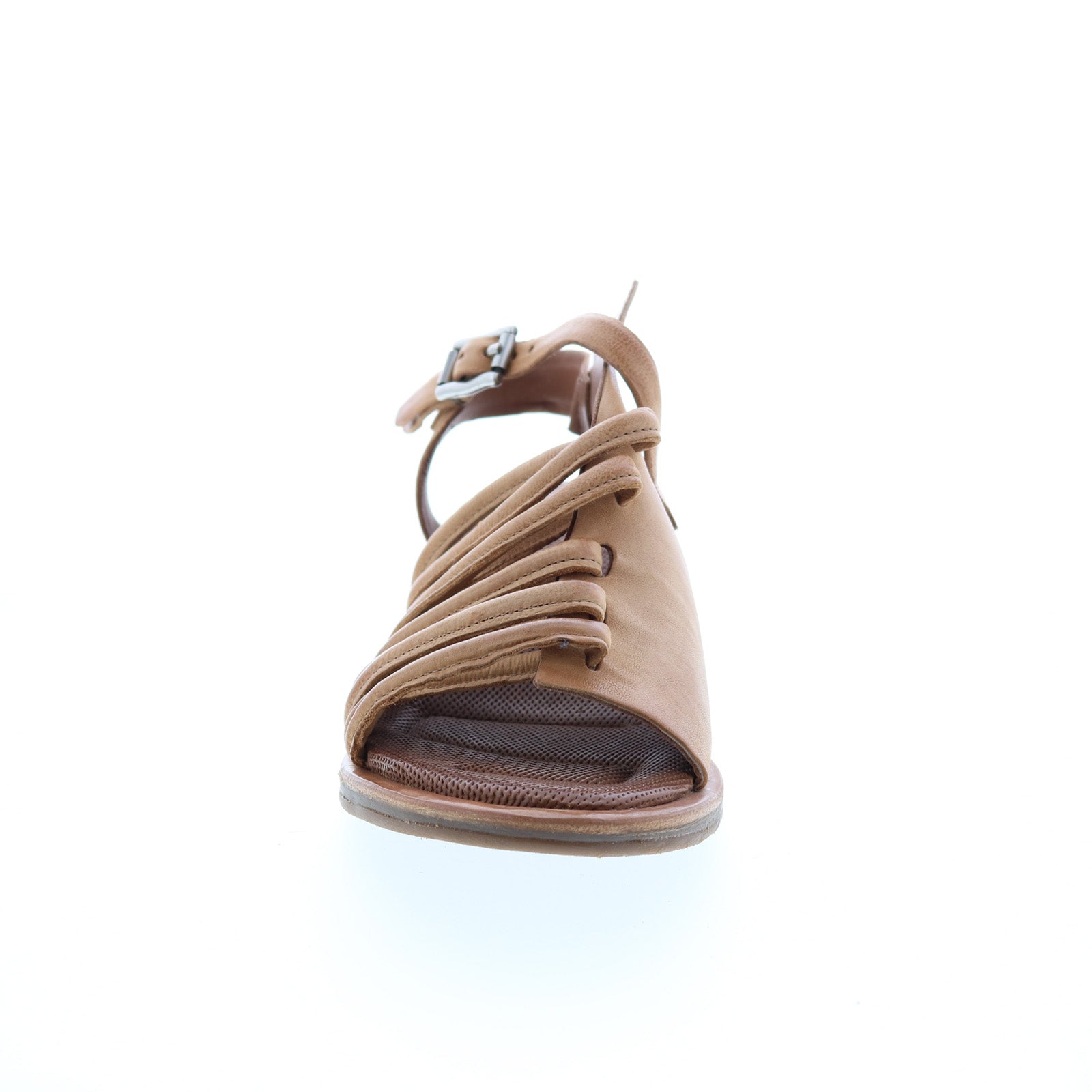 Simmy A70002-101 Womens Brown Leather Strap Sandals Shoes