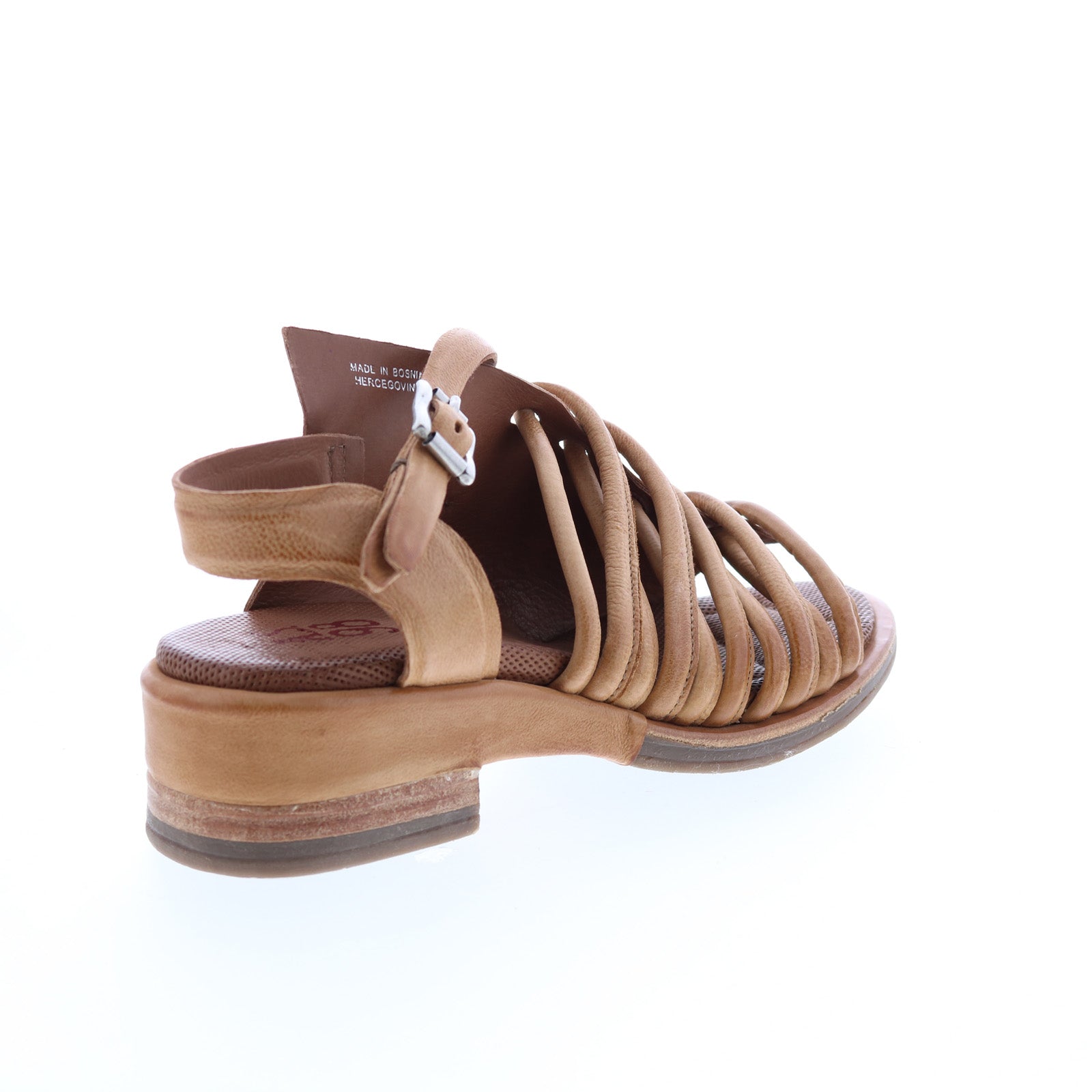 Simmy A70002-101 Womens Brown Leather Strap Sandals Shoes
