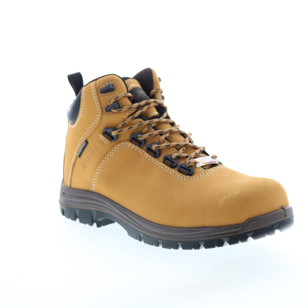 Avenger Breaker Composite Toe Electrical Hazard WP Mens Brown Wide Boots