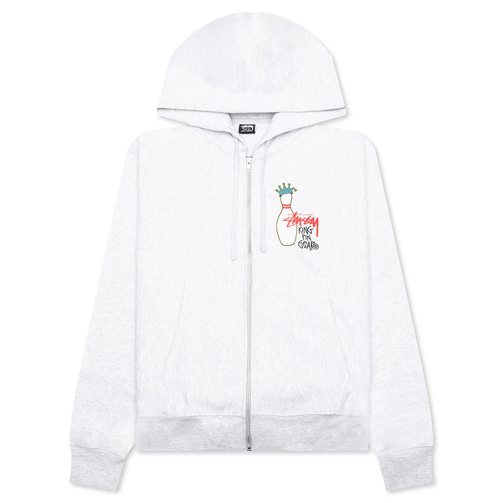 Kingpin Zip Hoodie Ash Heather