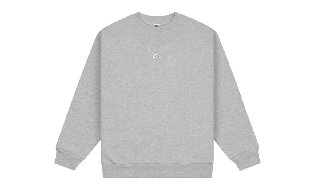 SB Fleece Skate Crewneck Sweatshirt "Dark Grey Heather / White" FV7353 063