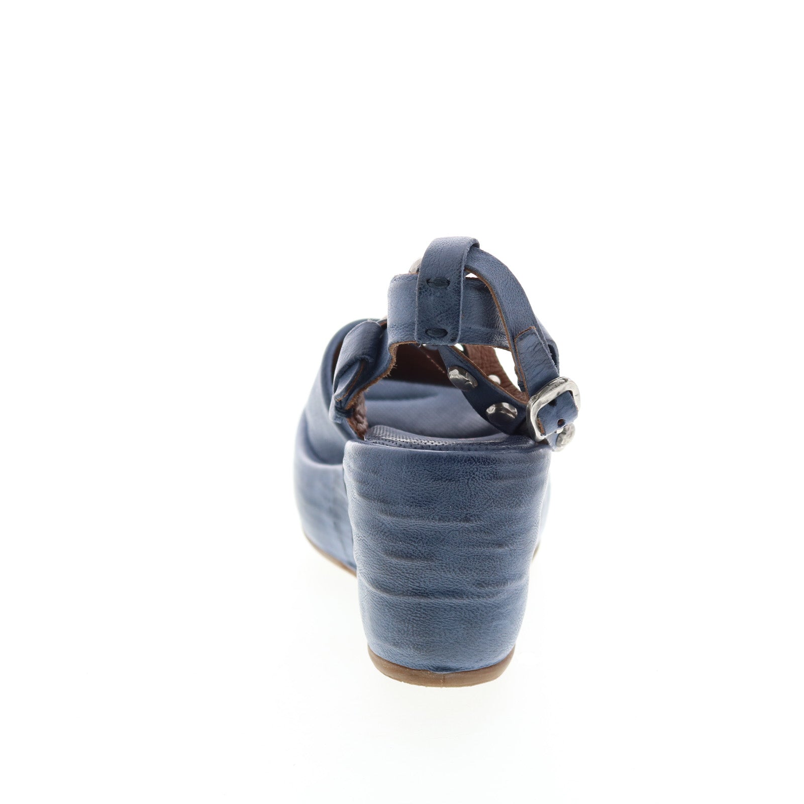 Arttie A76002-201 Womens Blue Leather Wedges Sandals Shoes