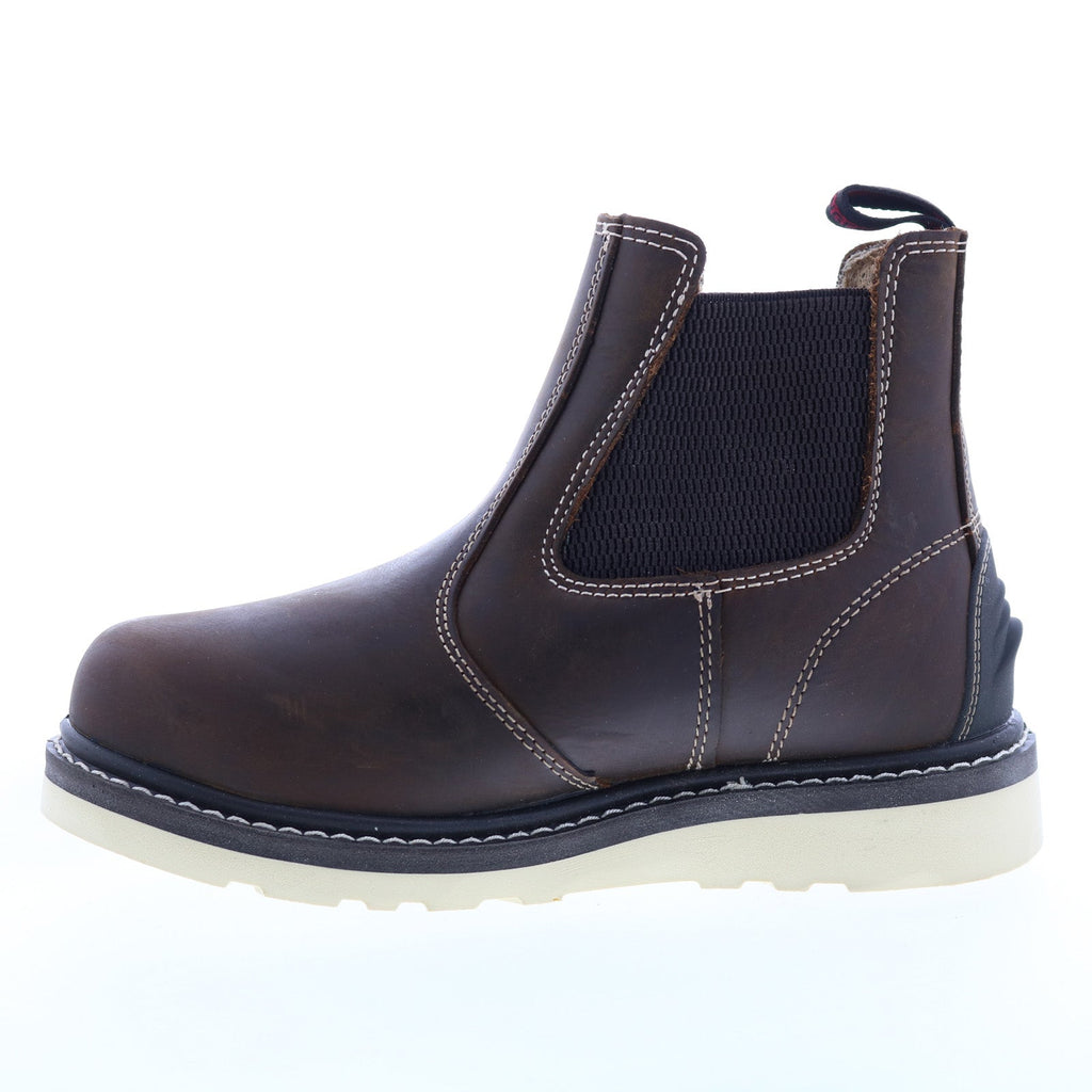 Avenger Wedge Romeo Electrical Hazard Waterproof Womens Brown Work Boots