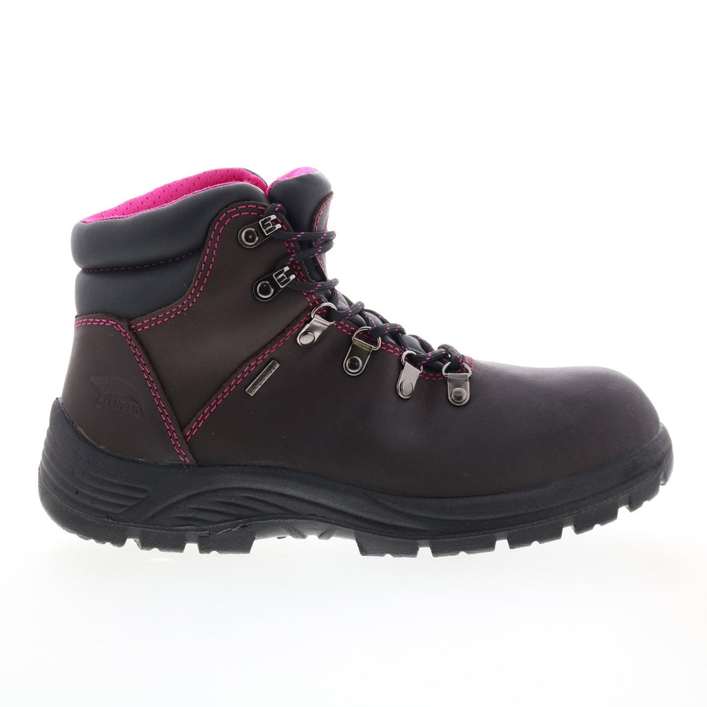 Avenger Framer Soft Toe Electrical Hazard Waterproof Womens Brown Work Boots