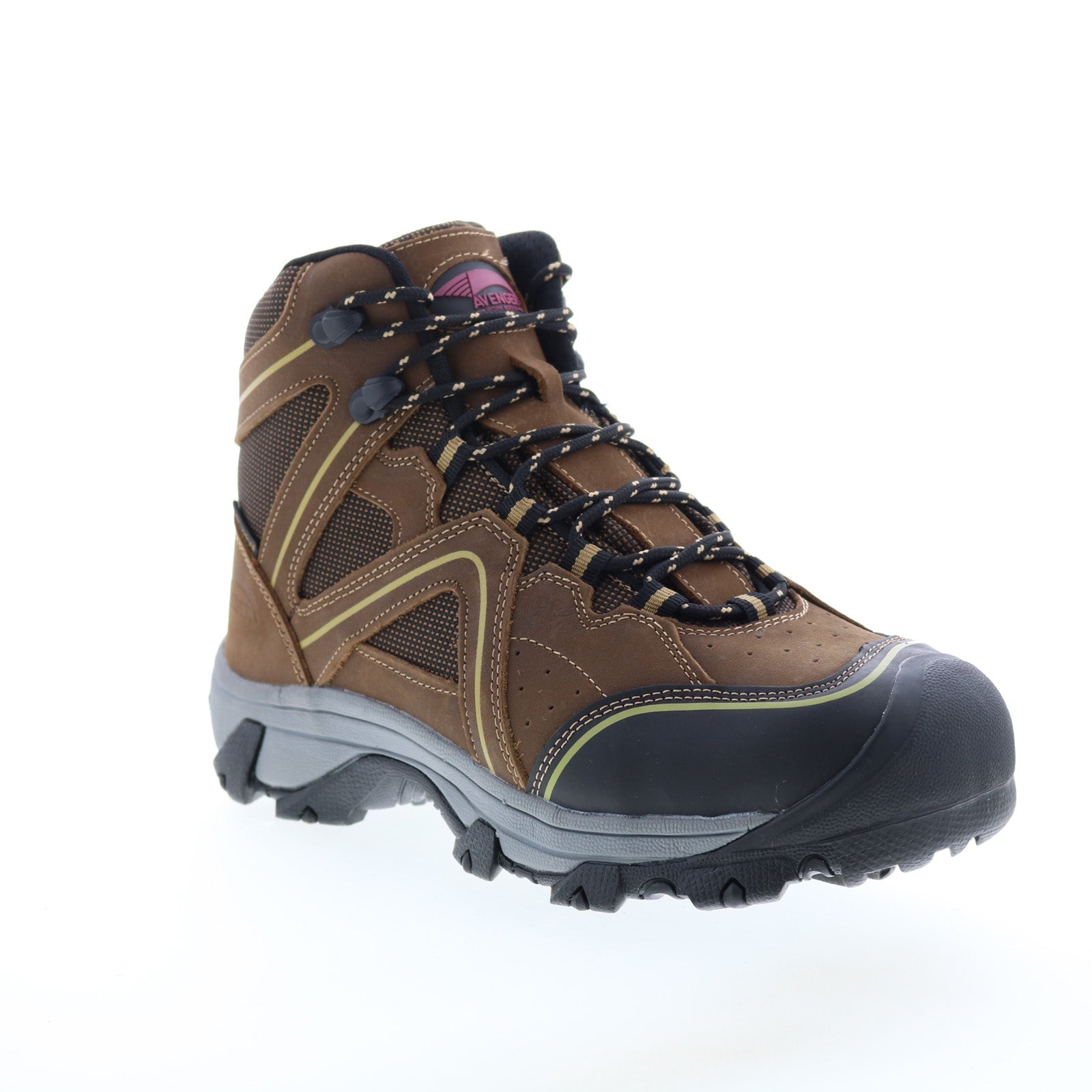 Avenger Crosscut Steel Toe Waterproof Womens Brown Work & Safety Boots