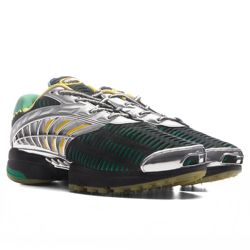 adidas Originals x Brain Dead Climacool 2 Core Black Impact Yellow Silver Metallic