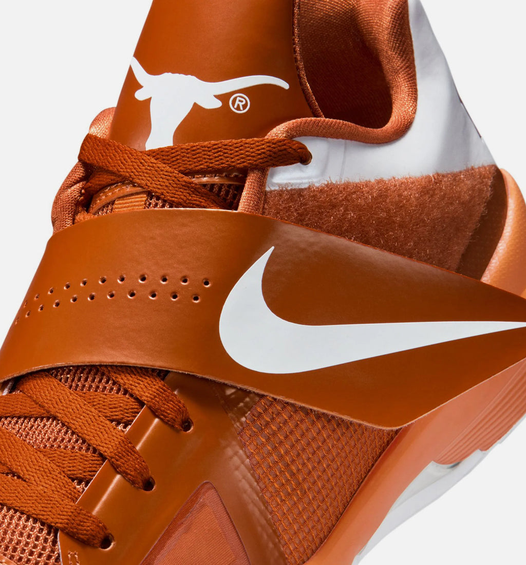 Zoom KD 4 Texas Longhorns Mens Lifestyle Shoe Desert Orange White