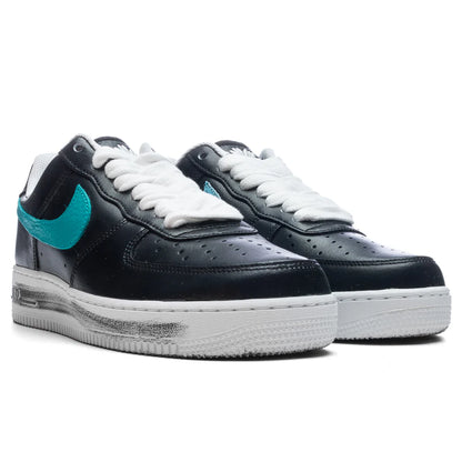 Nike x PEACEMINUSONE Air Force 1 07 Para Noise 30 Black New Emerald Pinkfire