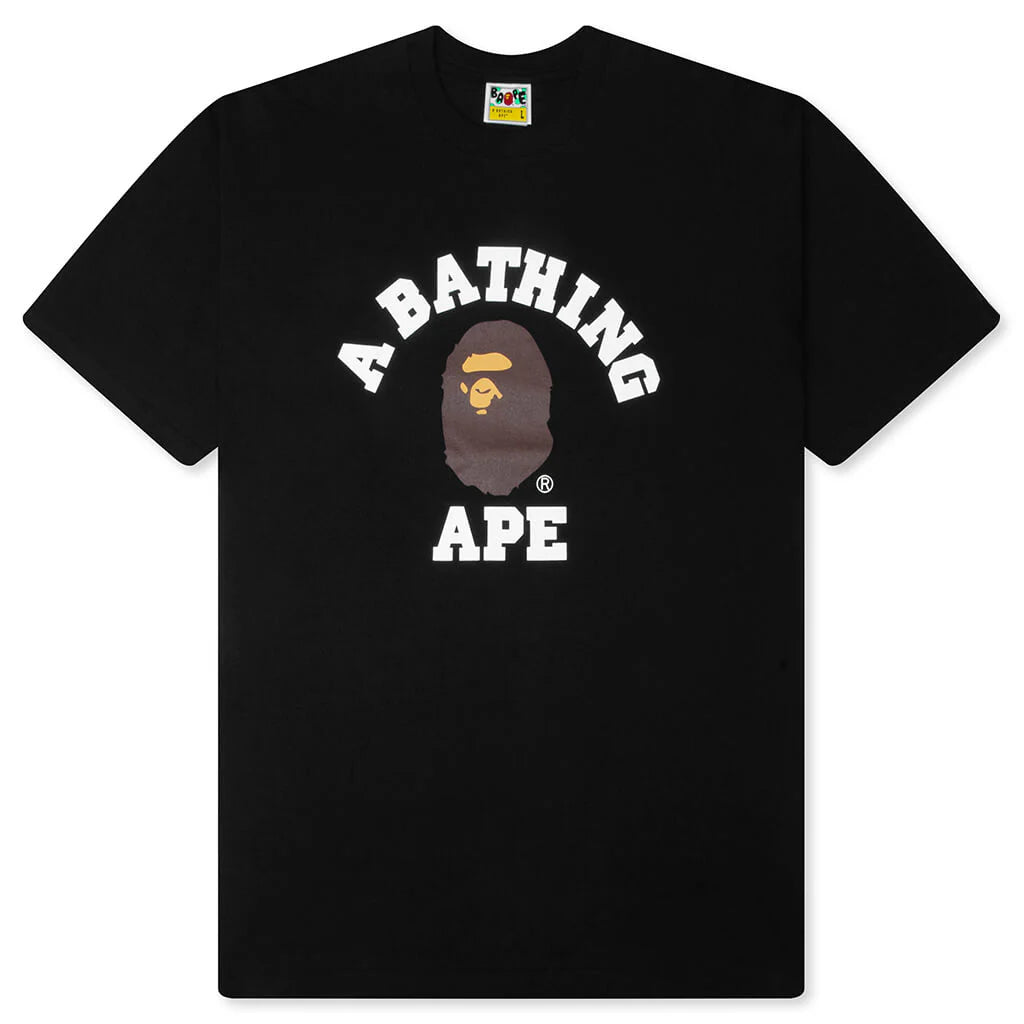 College Tee Black