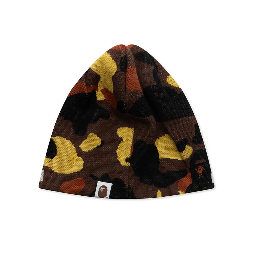 1st Camo Knit Beanie Orange