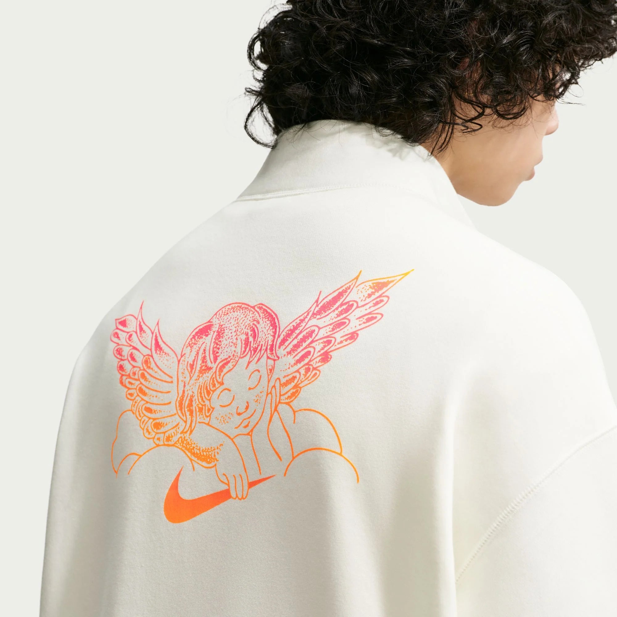Nike SB Club 58 Skate 1 2 Zip Fleece Crew Neck Sweatshirt Sail