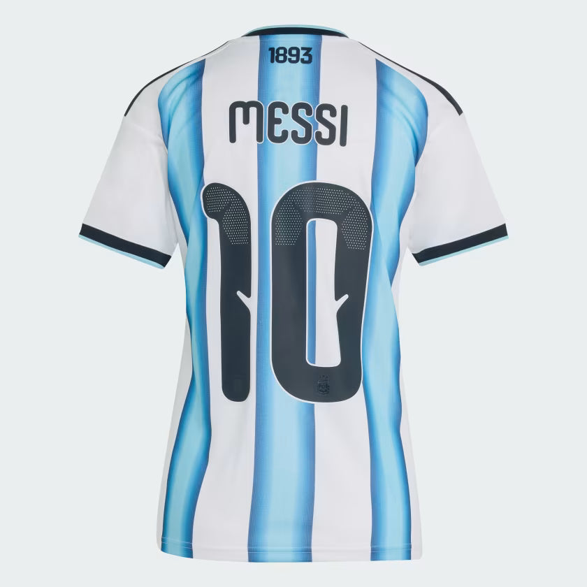 adidas Argentina Home 10 Womens Soccer Jersey 26 White Blue
