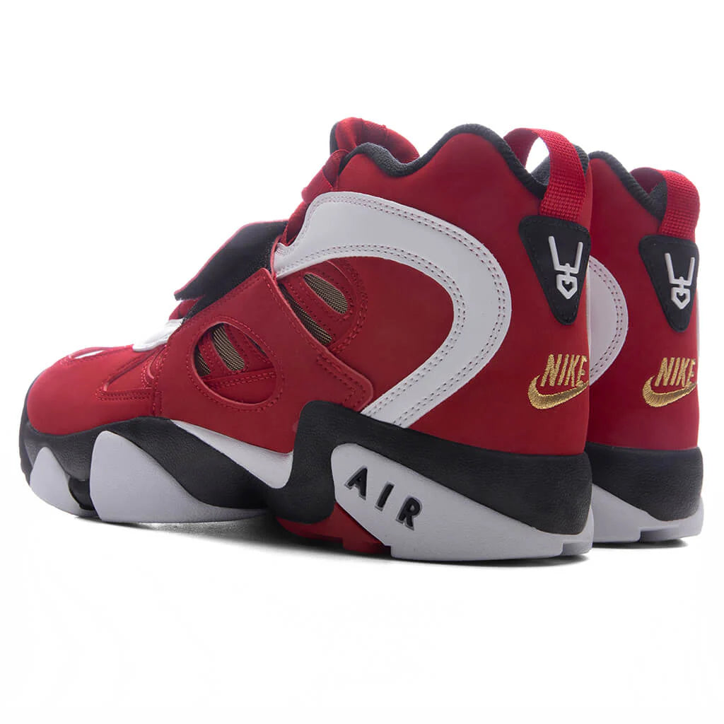 Air Diamond Turf 2 Fire Red Prime Red White Black Metallic Gold