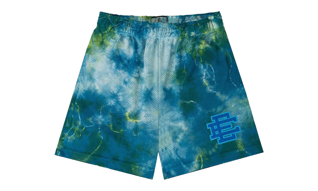 EE Basic Shorts "Tie Dye Blue / Light Green" EE211