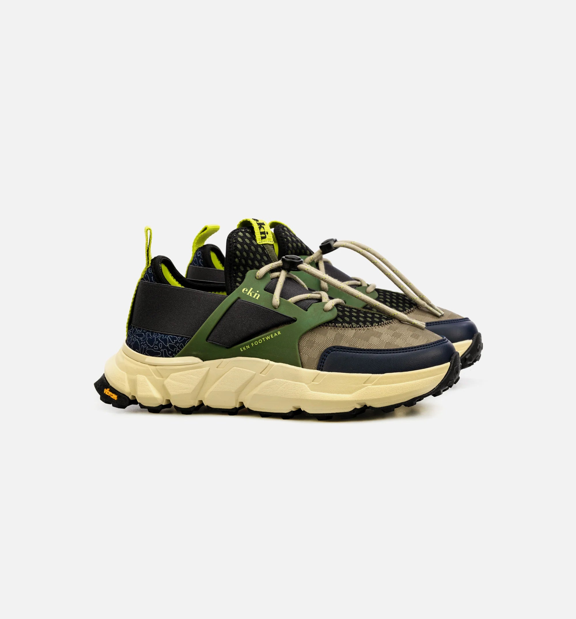 Liana Aloe Mens Lifestyle Shoe Black Green