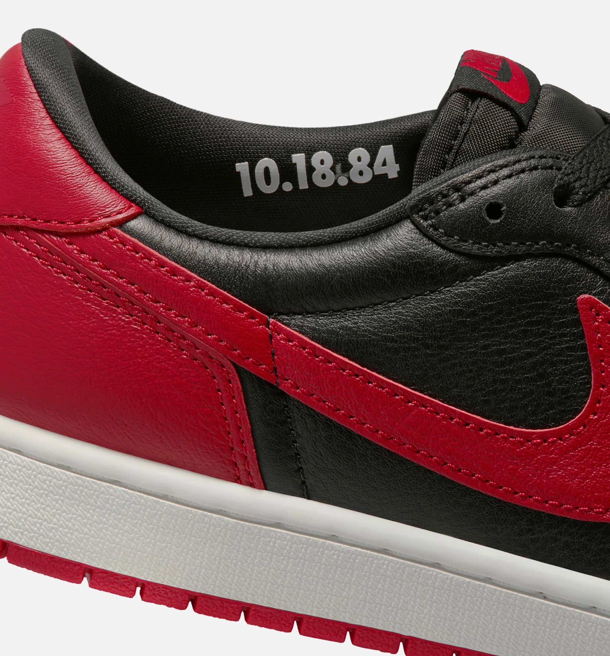 Air Jordan 1 Retro Low OG Banned Mens Lifestyle Shoe Black Black Varsity Red Summit White Free Shipping