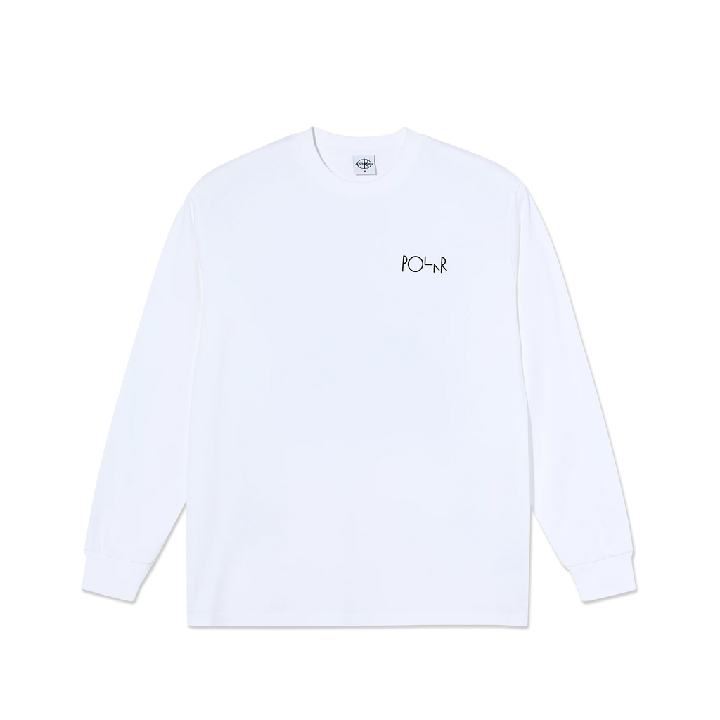 Polar Skate Co Dunes Long Sleeve White