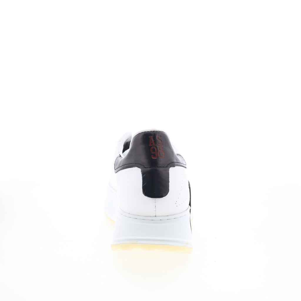 Hannie A87110-103-0002 Womens White Leather Lifestyle Sneakers Shoes