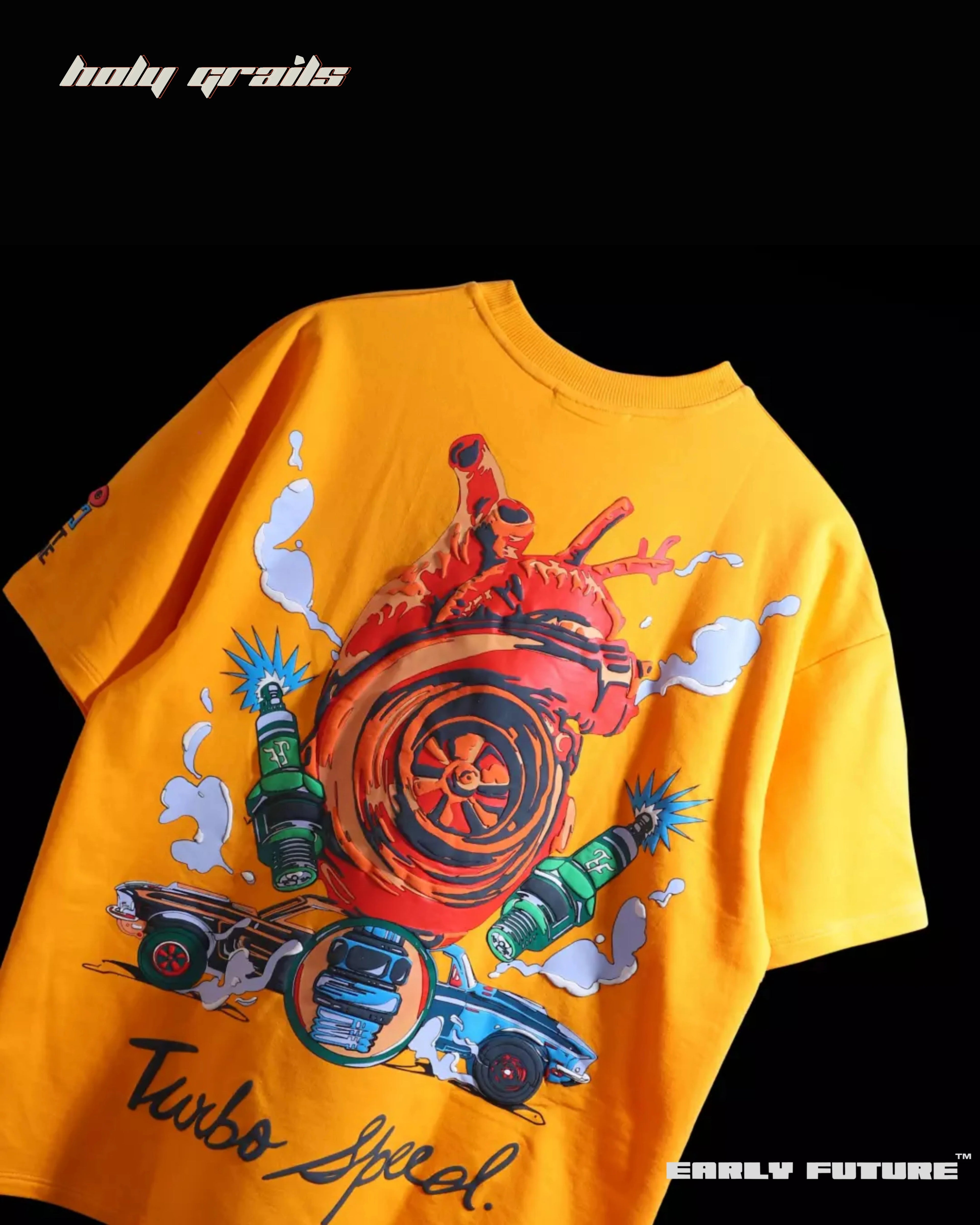 Turbo Speed Chrome Yellow Tee HG x Early Future