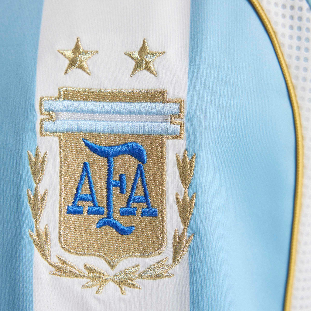 adidas Argentina Home Messi Mens Soccer Jersey 2006 White Sky Blue