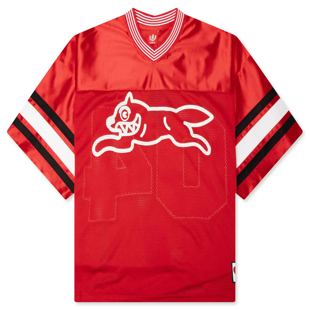 For Us S S Knit Jersey Pompeian Red