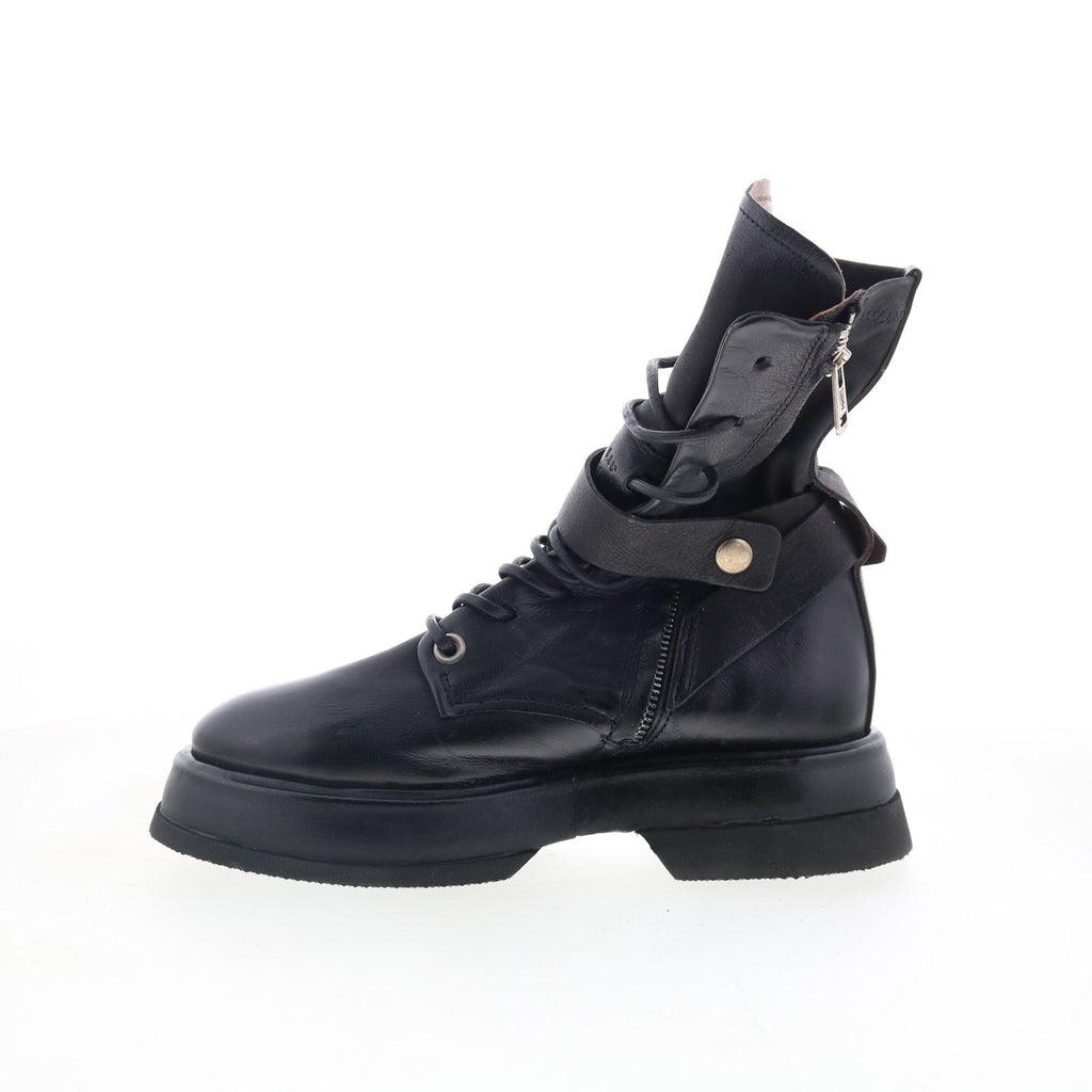 Vero A90203-301-6002 Womens Black Leather Ankle & Booties Boots