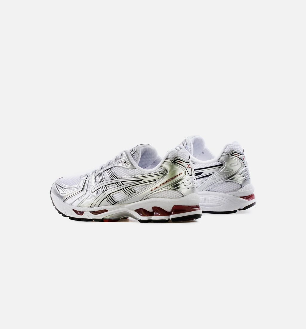 Gel Kayano 14 OG Mens Lifestyle Shoe White Silver Red