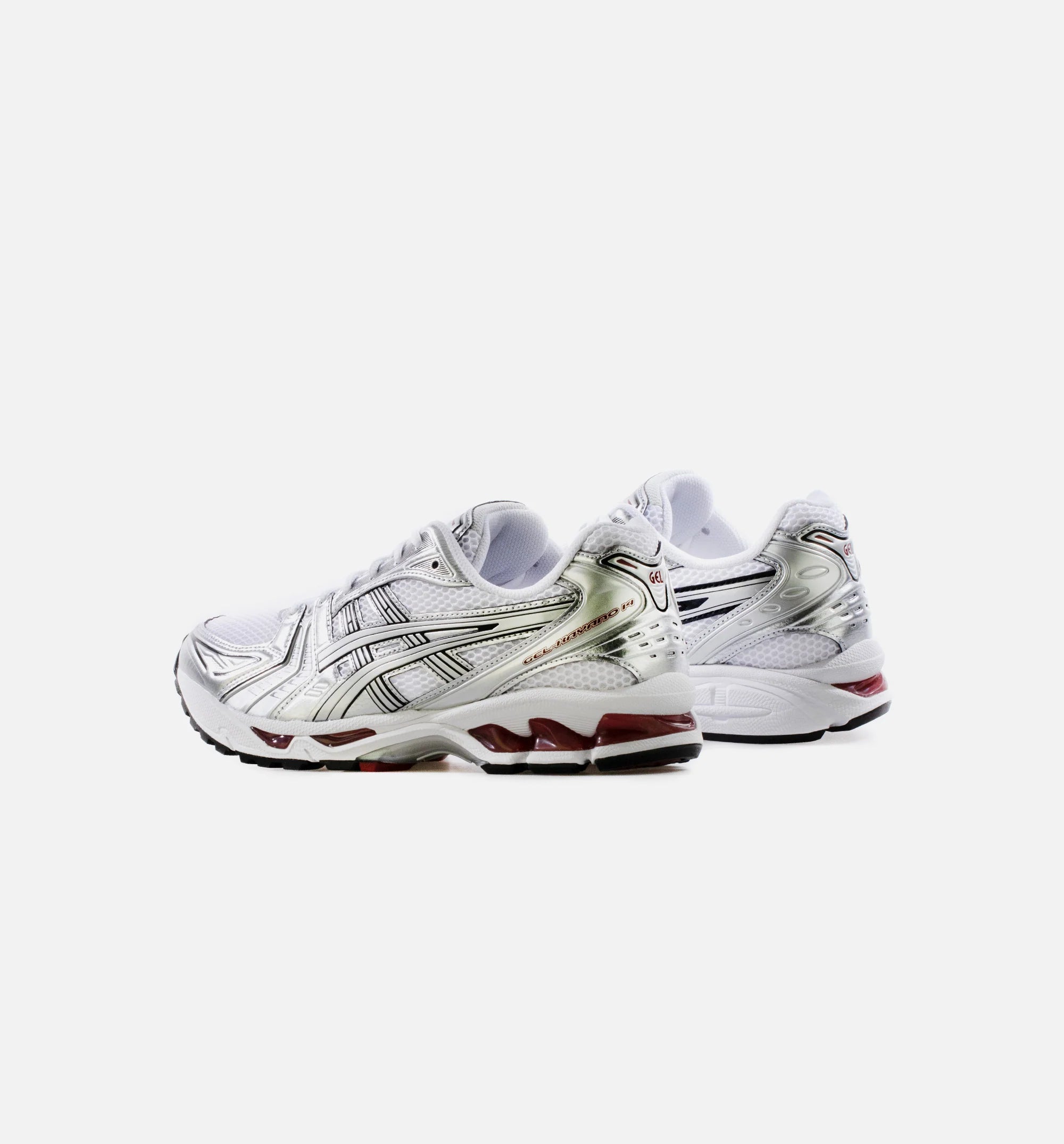 Gel Kayano 14 OG Mens Lifestyle Shoe White Silver Red