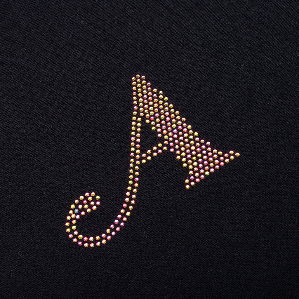 Dice Rhinestone Hoodie Black