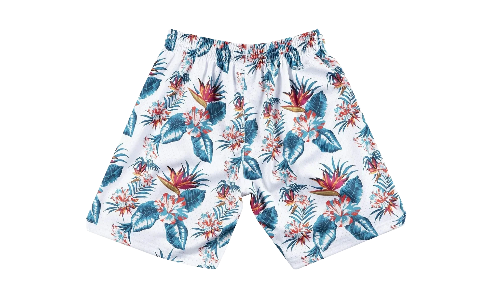 NBA Floral Mesh Shorts "Chicago Bulls - White" SHORMG18023 CBUPTWH1