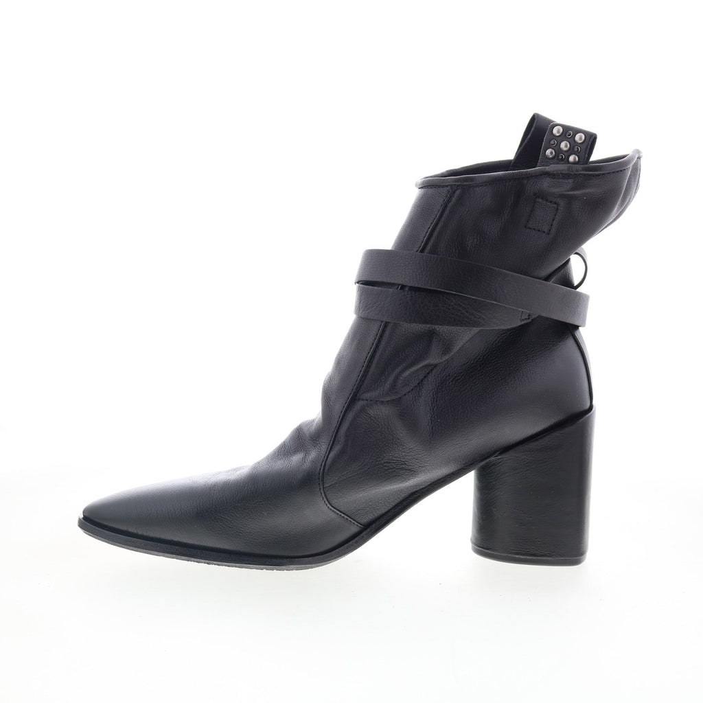 Enzo A98207-102-6002 Womens Black Leather Ankle & Booties Boots