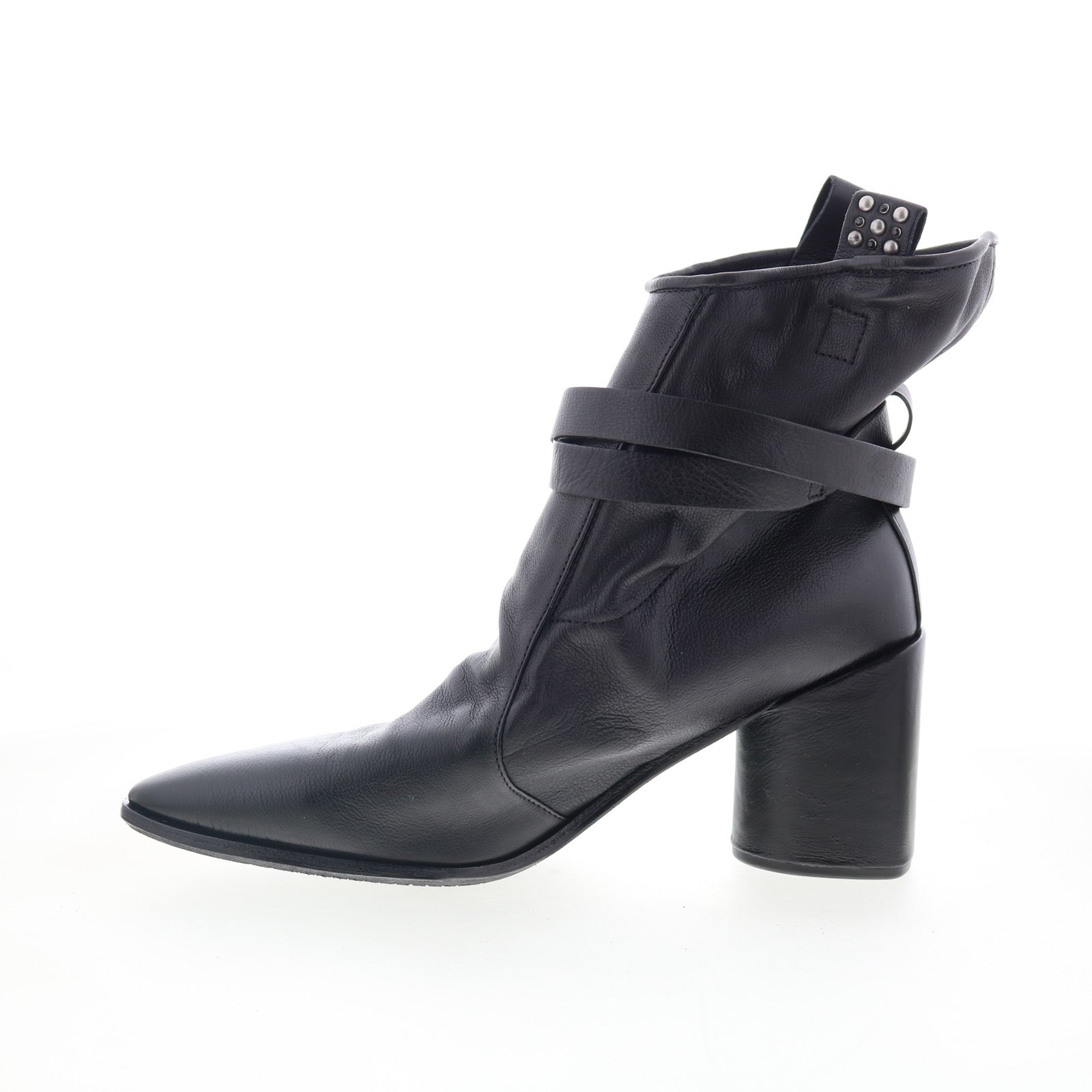 Enzo A98207-102-6002 Womens Black Leather Ankle & Booties Boots