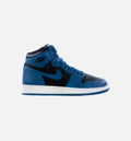 Air Jordan 1 Retro High OG Dark Marina Blue Grade School Lifestyle Shoe Dark Marina Blue Black White Limit One Per Customer
