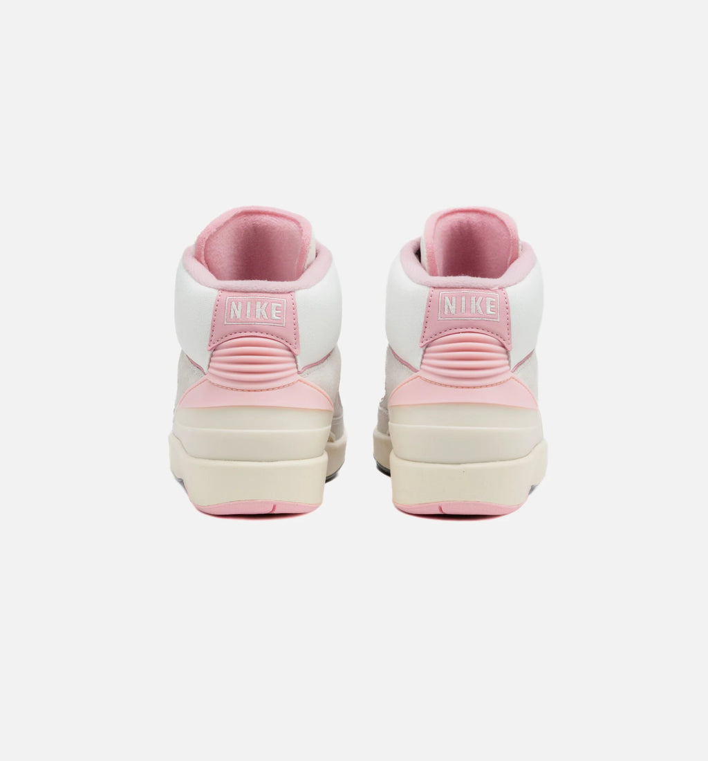 Air Jordan 2 Retro Soft Pink Womens Lifestyle Shoe Summit White Medium Soft Pink Free Shipping