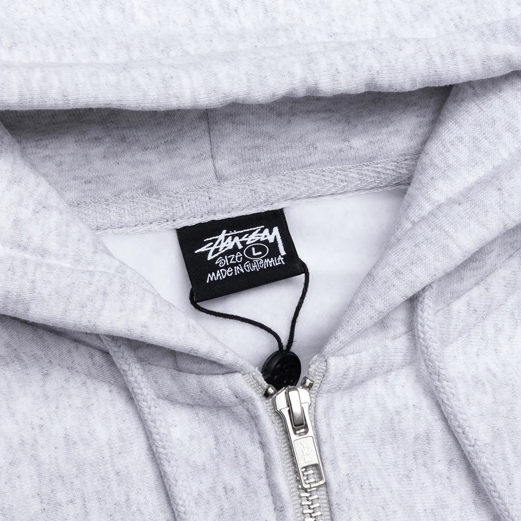Superior Quality Zip Hoodie Ash Heather