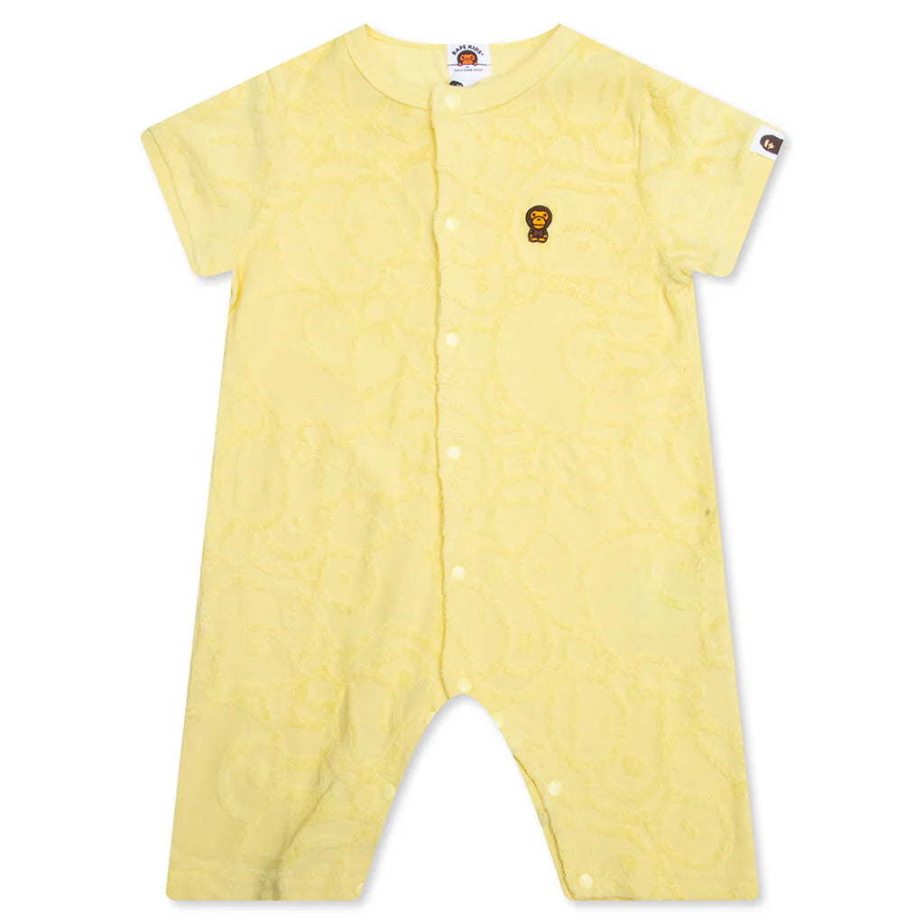 Infants All Baby Milo Pile Rompers Yellow