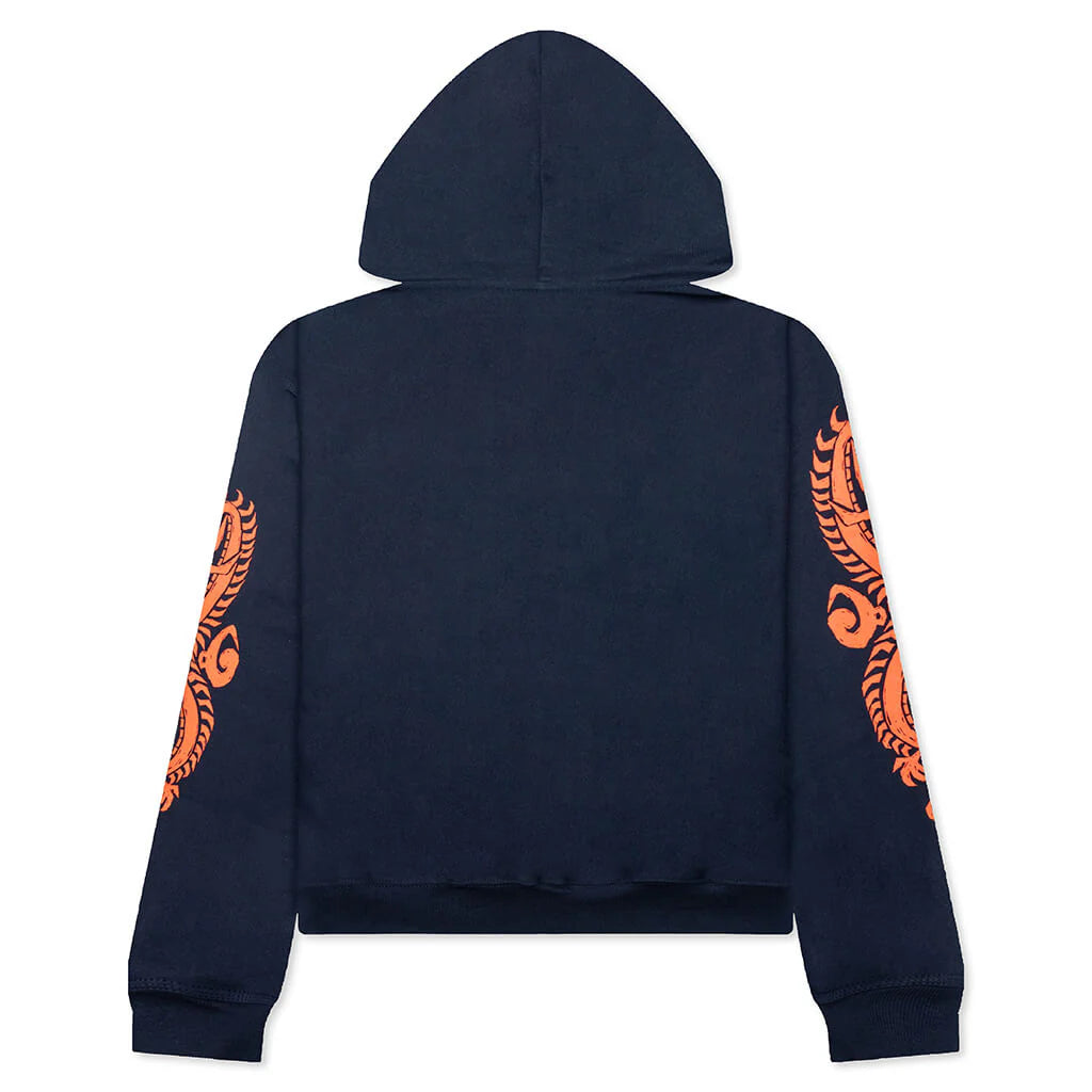 Dragons Zip Hoodie Navy